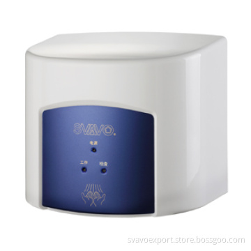 Automatic Hand Dryer White & Blue Color V-182
